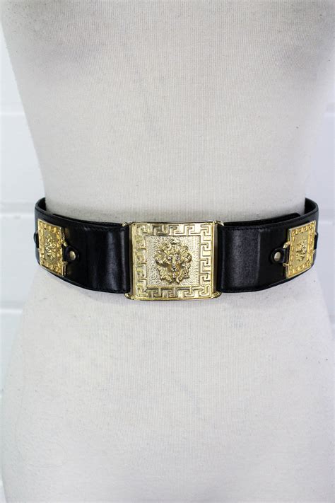 versace lion belt|versace women belt.